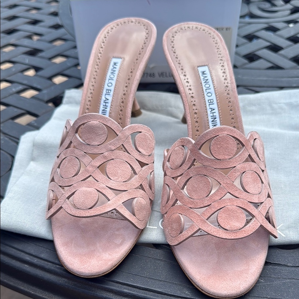 Manolo Blahnik Pink Women's Shoes